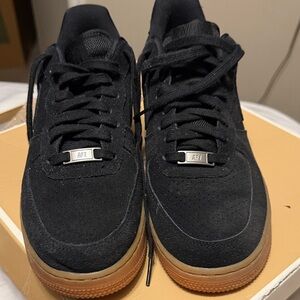 Nike Black Athletic Shoes with Gum Sole